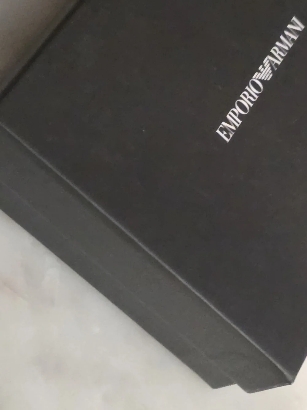 Emporio Armani Men's Black Accessories Gift Box-5.75